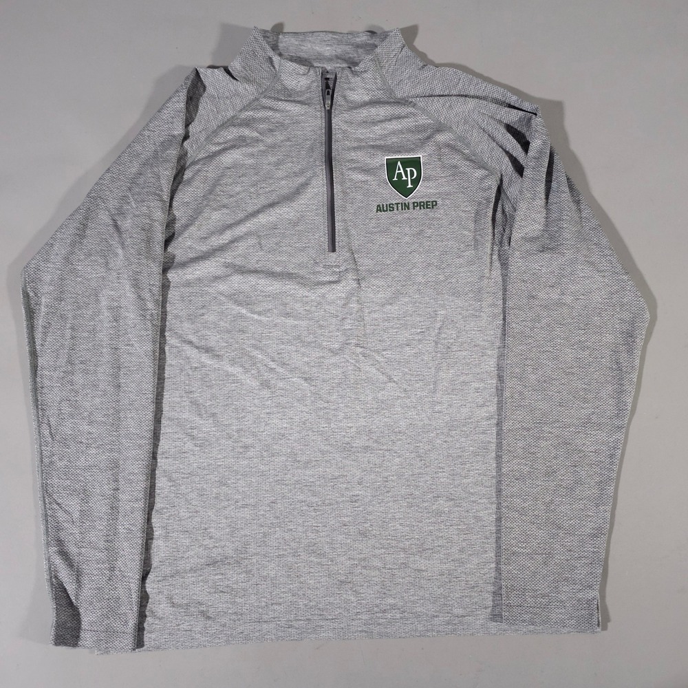 Lululemon Metal Vent Tech Pullover Mens XL Grey Austin Prep 1/2 Zip Training Top